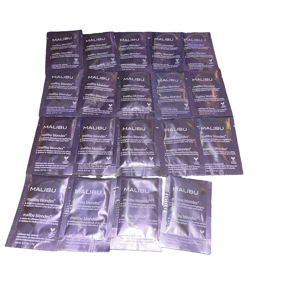Malibu C Malibu Blondes Wellness Hair Remedy Treatment Packet 19 Pack